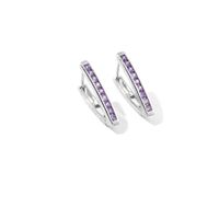 1 Pair Ig Style Simple Style V Shape Plating Inlay Copper Zircon White Gold Plated Earrings main image 2