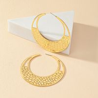 Wholesale Jewelry Retro Simple Style Solid Color Alloy Ferroalloy 14k Gold Plated Plating Earrings main image 4