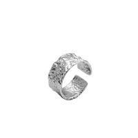 Lady Simple Style Circle Sterling Silver Plating Gold Plated Silver Plated Open Rings sku image 1