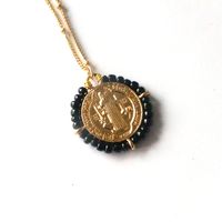 Simple Style Classic Style Round Copper Chain Pendant Necklace sku image 9