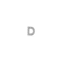 1 Piece Simple Style Letter Plating Inlay Sterling Silver Zircon White Gold Plated Ear Studs sku image 5