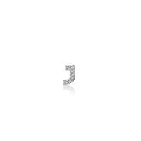 1 Piece Simple Style Letter Plating Inlay Sterling Silver Zircon White Gold Plated Ear Studs sku image 10