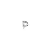 1 Piece Simple Style Letter Plating Inlay Sterling Silver Zircon White Gold Plated Ear Studs sku image 16