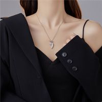 Vintage Style Flower Sterling Silver Plating White Gold Plated Women's Pendant Necklace main image 5