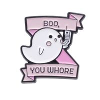 Cartoon Style Cute Ghost Alloy Stoving Varnish Women's Brooches sku image 4