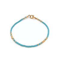 Ig Style Simple Style Round Seed Bead Copper Beaded Knitting Plating 18k Gold Plated Women's Bracelets sku image 2