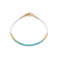 Ig Style Simple Style Round Seed Bead Copper Beaded Knitting Plating 18k Gold Plated Women's Bracelets sku image 3