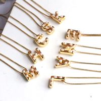 Simple Style Letter Metal Plating Gold Plated Jewelry Accessories main image 1