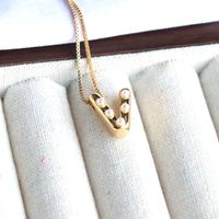 Simple Style Letter Metal Plating Gold Plated Jewelry Accessories sku image 21