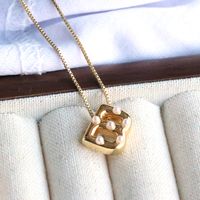 Simple Style Letter Metal Plating Gold Plated Jewelry Accessories sku image 2