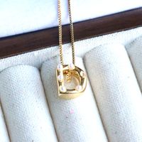 Simple Style Letter Metal Plating Gold Plated Jewelry Accessories sku image 4