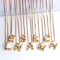 Simple Style Letter Metal Plating Gold Plated Jewelry Accessories main image 8