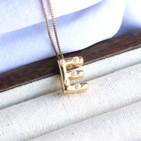 Simple Style Letter Metal Plating Gold Plated Jewelry Accessories sku image 5