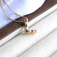 Simple Style Letter Metal Plating Gold Plated Jewelry Accessories sku image 11