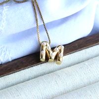 Simple Style Letter Metal Plating Gold Plated Jewelry Accessories sku image 12