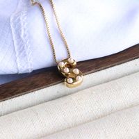 Simple Style Letter Metal Plating Gold Plated Jewelry Accessories sku image 18
