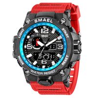 Sports Number Buckle Electronic Quartz Men's Watches sku image 1