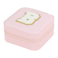 Simple Style Commute Solid Color Pu Leather Jewelry Boxes sku image 1
