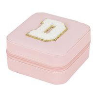 Simple Style Commute Solid Color Pu Leather Jewelry Boxes sku image 3