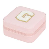 Simple Style Commute Solid Color Pu Leather Jewelry Boxes sku image 6