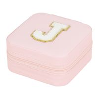 Simple Style Commute Solid Color Pu Leather Jewelry Boxes sku image 9
