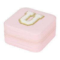 Simple Style Commute Solid Color Pu Leather Jewelry Boxes sku image 20