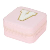 Simple Style Commute Solid Color Pu Leather Jewelry Boxes sku image 21