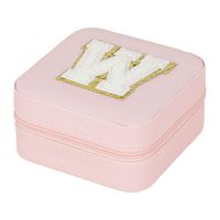 Simple Style Commute Solid Color Pu Leather Jewelry Boxes sku image 22