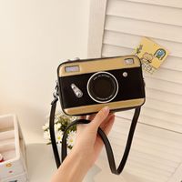 Women's Small All Seasons Pu Leather Camera Vintage Style Square Zipper Shoulder Bag main image 4