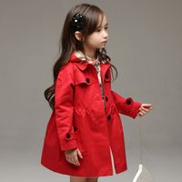Basic Vacation Solid Color Cotton Girls Outerwear main image 1