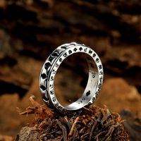 Simple Style Geometric Stainless Steel Polishing None Men's Rings main image 1