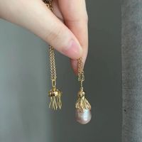Elegant Streetwear Octopus Copper 18k Gold Plated Necklace In Bulk main image 7