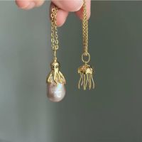 Elegant Streetwear Octopus Copper 18k Gold Plated Necklace In Bulk main image 1