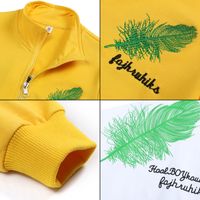 Casual Sports Letter Feather Pocket Cotton Boys Clothing Sets main image 2
