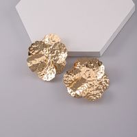 Wholesale Jewelry Ig Style Nordic Style Flower Alloy Gold Plated Silver Plated Plating Ear Studs main image 4