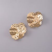 Wholesale Jewelry Ig Style Nordic Style Flower Alloy Gold Plated Silver Plated Plating Ear Studs main image 2