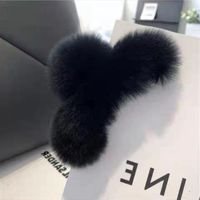 Fashion Solid Color Rabbit Fur Hair Claws 1 Piece sku image 6