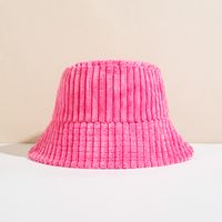 Unisex Casual Solid Color Eaveless Bucket Hat main image 4