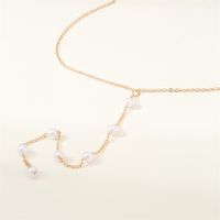 Elegant Simple Style Solid Color Artificial Pearl Alloy Beaded Women's Sweater Chain main image 2