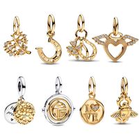 Elegant Simple Style Letter Heart Shape Copper Plating Inlay Zircon Jewelry Accessories main image 1