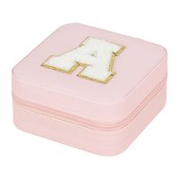 Simple Style Commute Solid Color Pu Leather Jewelry Boxes sku image 24