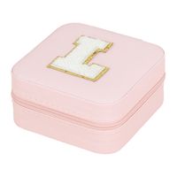 Simple Style Commute Solid Color Pu Leather Jewelry Boxes sku image 10