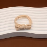 Einfacher Stil Einfarbig Bogenknoten Tuch Schleife Haargummi sku image 2