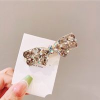 Vintage Style Bow Knot Alloy Plating Hair Clip sku image 3