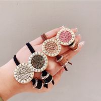 Vintage Style Color Block Alloy Plating Hair Tie main image 4