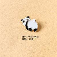 Fashion Panda Alloy Enamel Gold Plated Unisex Brooches sku image 5