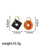1 Pair Ethnic Style Modern Style Round Copper Drop Earrings sku image 2