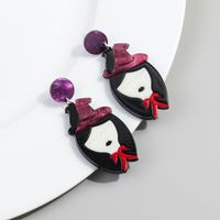 1 Pair Cartoon Style Geometric Arylic Drop Earrings main image 4