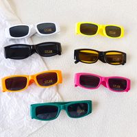 Vacation Sweet Commute Color Block Pc Resin Square Full Frame Glasses main image 2