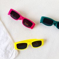 Vacation Sweet Commute Color Block Pc Resin Square Full Frame Glasses main image 7
